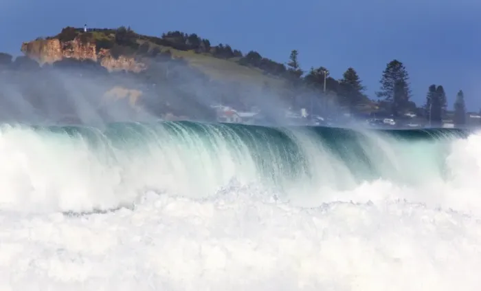 Framed Print : Rolling surf