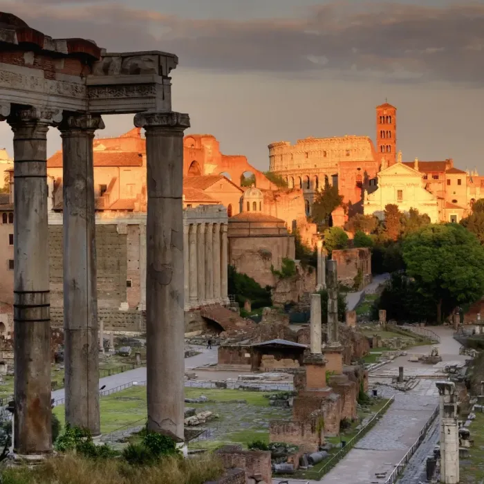 Framed Print : Rome, Colosseum and Romand Forum Framed Print : Rome, Colosseum and Romand Forum