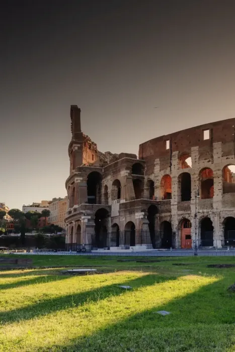 Framed Print : Rome, Colosseum at sunrise