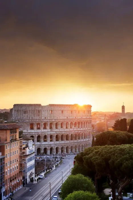 Framed Print : Rome, Colosseum at sunset Framed Print : Rome, Colosseum at sunset