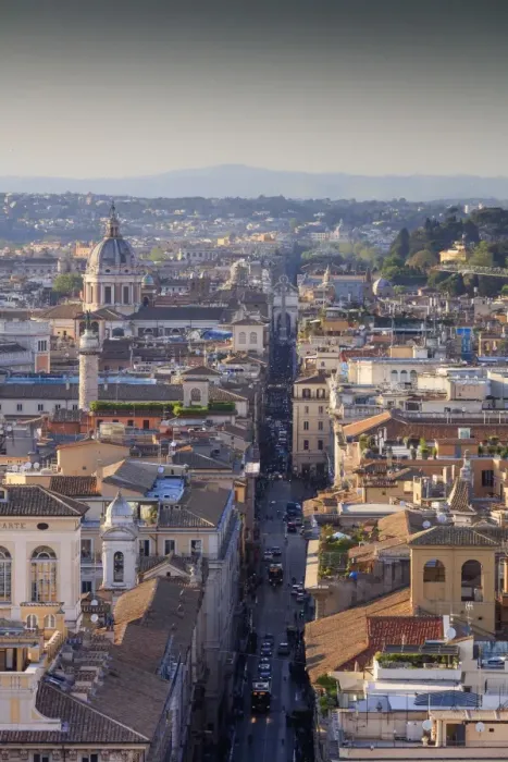 Framed Print : Rome, Via del Corso
