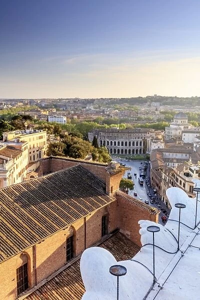 Rome, view at sunset