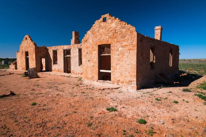 Framed Print : Ruins of Farina settlement outback South Australia Framed Print : Ruins of Farina settlement outback South Australia