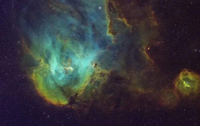 Framed Print : Running Chicken Nebula