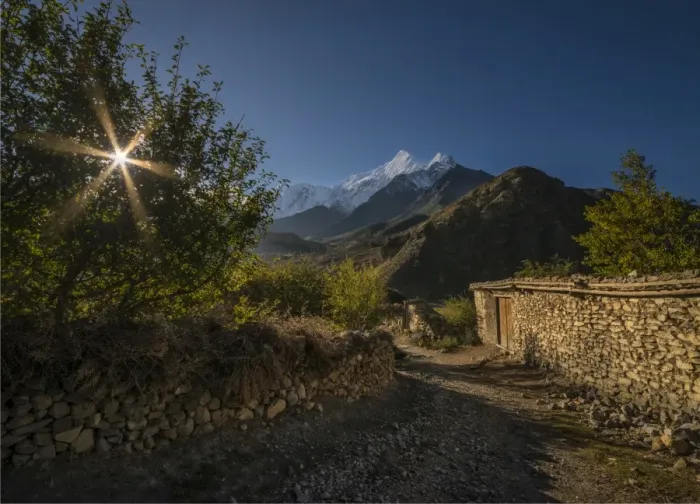 Framed Print : A rural scene in Jomson, in the beautiful mountainous region of the Annapurnas, Nepal Framed Print : A rural scene in Jomson, in the beautiful mountainous region of the Annapurnas, Nepal