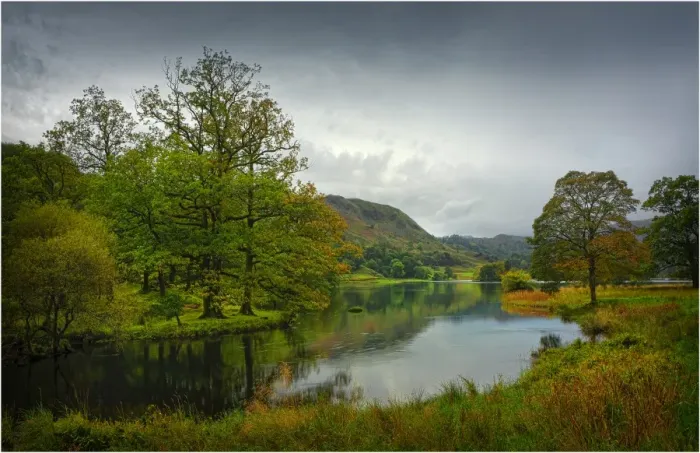 Framed Print : Rydal water, in the Lake district, Cumbria, north west England, United kingdom