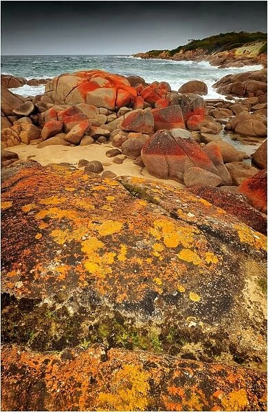 Sand blow Point, east coastline of King Island Bass Strait, Tasmania, Australia