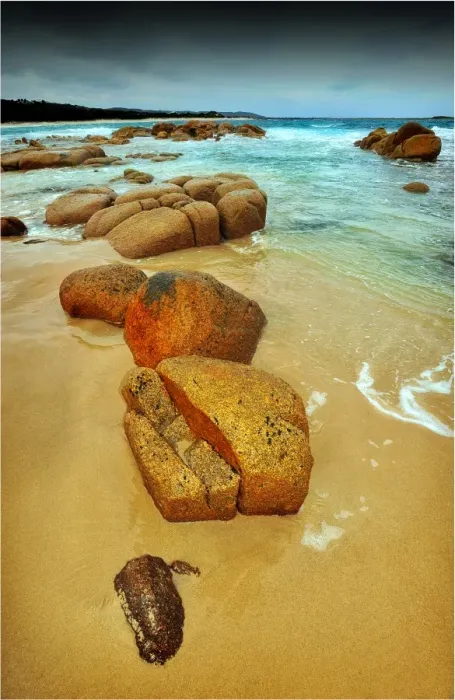 Framed Print : Sand blow Point, east coastline of King Island Bass Strait, Tasmania, Australia