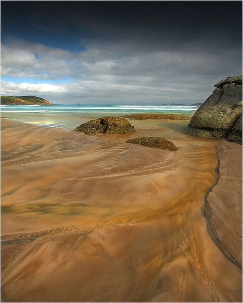 Sand Patterns, Squeaky bay, Wilsons Promontory, Victoria, Australia