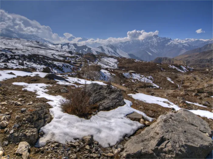 Framed Print : A scene in Kagbeni, Mustang, Annapurna region, Himalayas, Nepal Framed Print : A scene in Kagbeni, Mustang, Annapurna region, Himalayas, Nepal