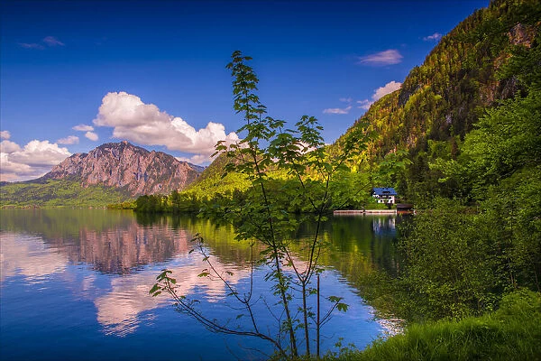 The scenic area of Altersee, Austria