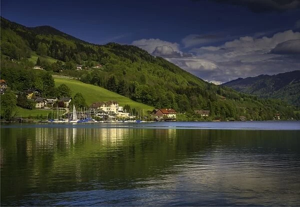 Scenic delights around the village of Mondsee, in the Vocklabruck district in the
