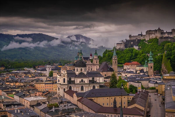 Scenic Viewpoint around the city of Salzburg, Austria