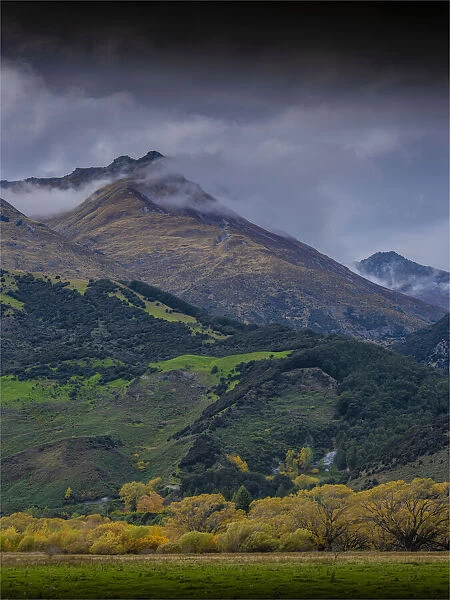 Scenic viewpoint at Glenorchy, South Island, New Zealand