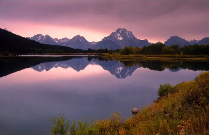 Framed Print : The scenically beautiful Grand Teton Mountain range from Oxbow bend turnout, Grand Teton National Park, Wyoming, USA Framed Print : The scenically beautiful Grand Teton Mountain range from Oxbow bend turnout, Grand Teton National Park, Wyoming, USA