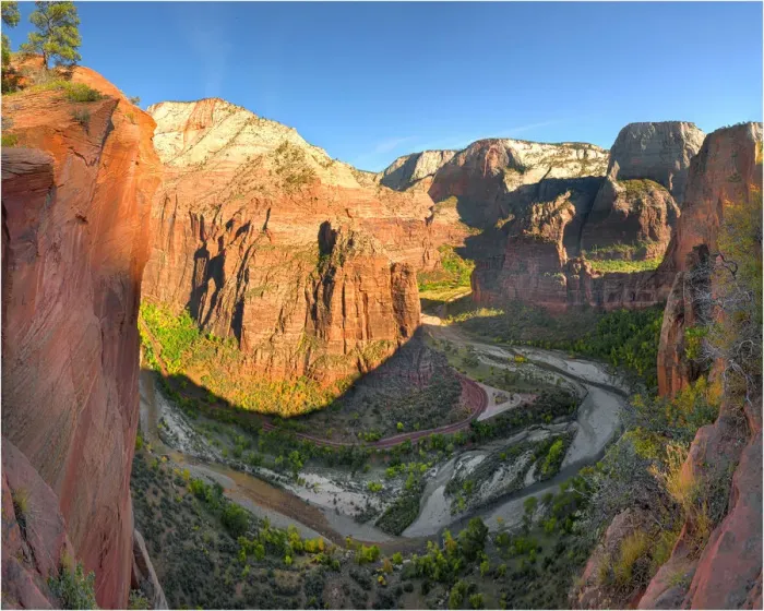Framed Print : Scouts lookout Zion national Park in south western United States Framed Print : Scouts lookout Zion national Park in south western United States