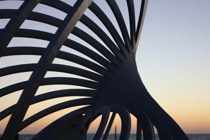 Framed Print : Sculpture by the Sea- an annual event in Cottesloe Perth