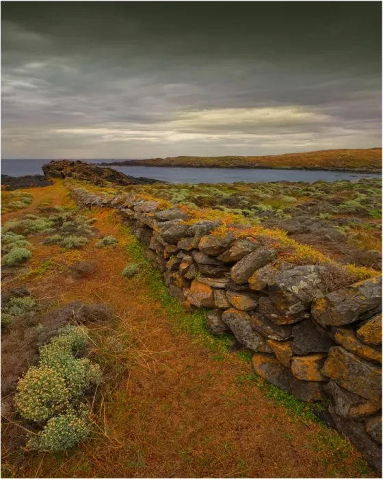 Framed Print : Sealers Wall, King Island, Bass Strait, Tasmania, Australia