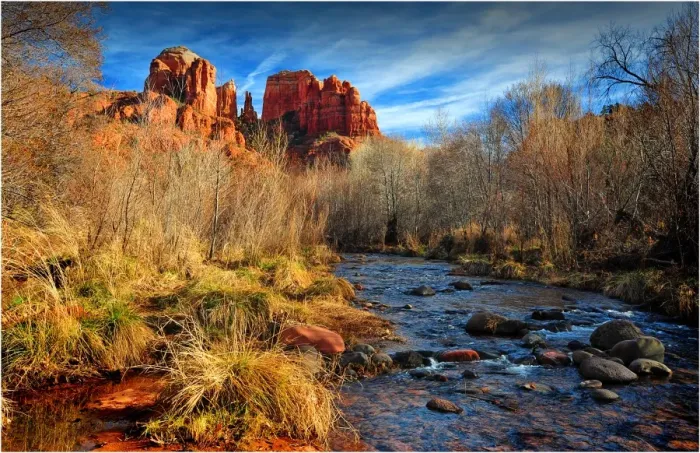 Framed Print : Sedona and the view to Courthouse rock, Arizona, south western United States of America Framed Print : Sedona and the view to Courthouse rock, Arizona, south western United States of America