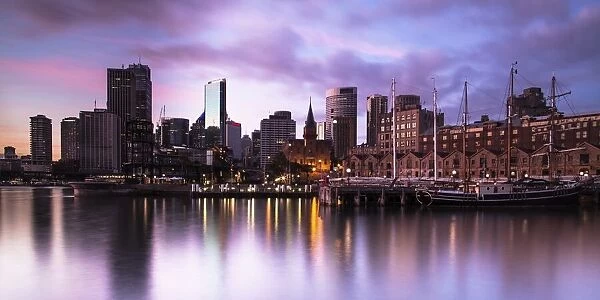 Serene Sydney at sunrise