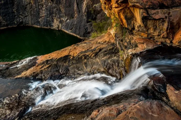 Framed Print : Serpentine Falls