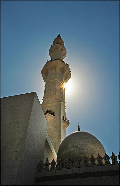 Sheikh Zayed mosque Abu Dhabi United Arab Emirates