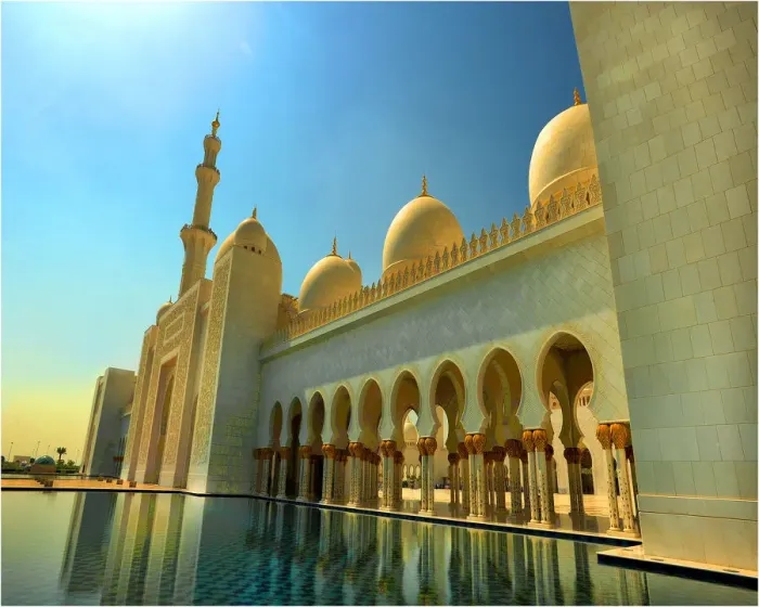 Framed Print : Sheikh Zayed mosque Abu Dhabi United Arab Emirates Framed Print : Sheikh Zayed mosque Abu Dhabi United Arab Emirates