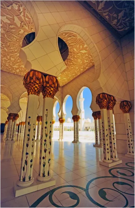 Framed Print : Sheikh Zayed mosque Abu Dhabi United Arab Emirates