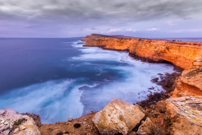 Framed Print : Sheringa cliffs. Eyre Peninsula. South Australia