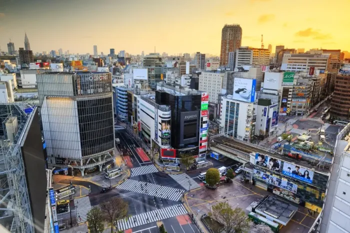 Framed Print : Shibuya crossing, Tokyo