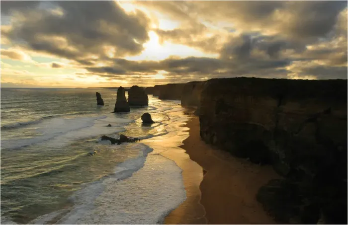 Framed Print : Shipwreck coastline, western Victoria, Australia