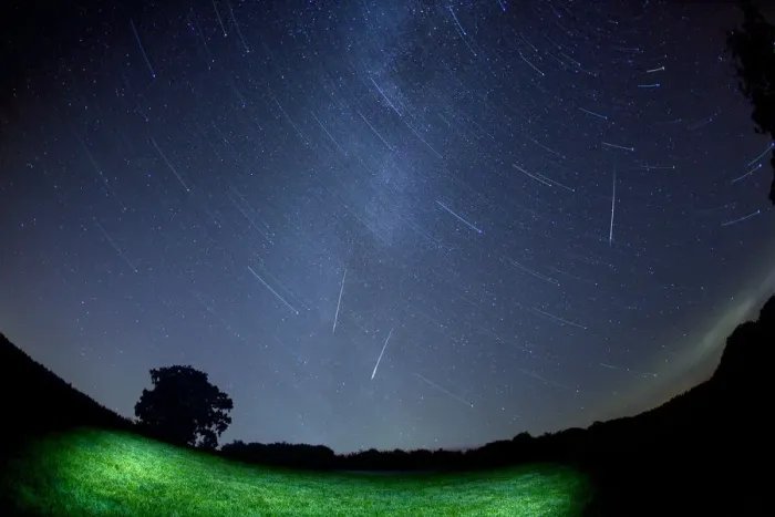 Framed Print : Shooting Stars - Perseid Meteors