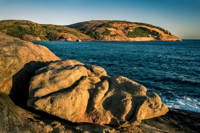 Framed Print : Shoreline in Cape La Grand National Park