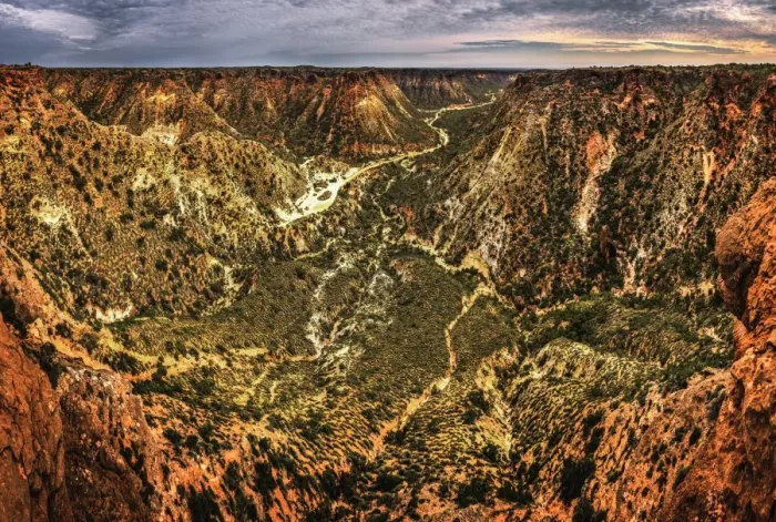 Framed Print : Shothole Canyon