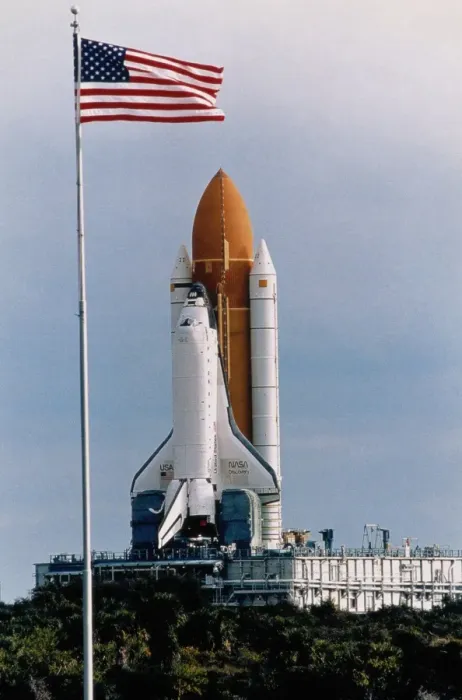 Framed Print : Shuttle on the Launch Pad Framed Print : Shuttle on the Launch Pad