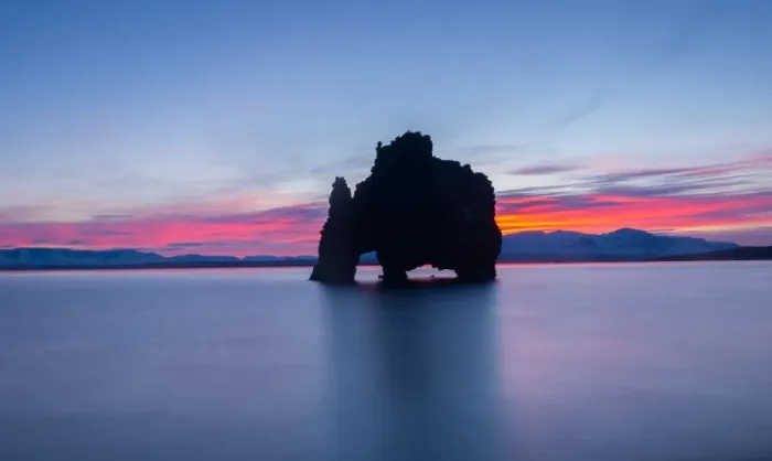Framed Print : Silent at Hvitserkur Framed Print : Silent at Hvitserkur