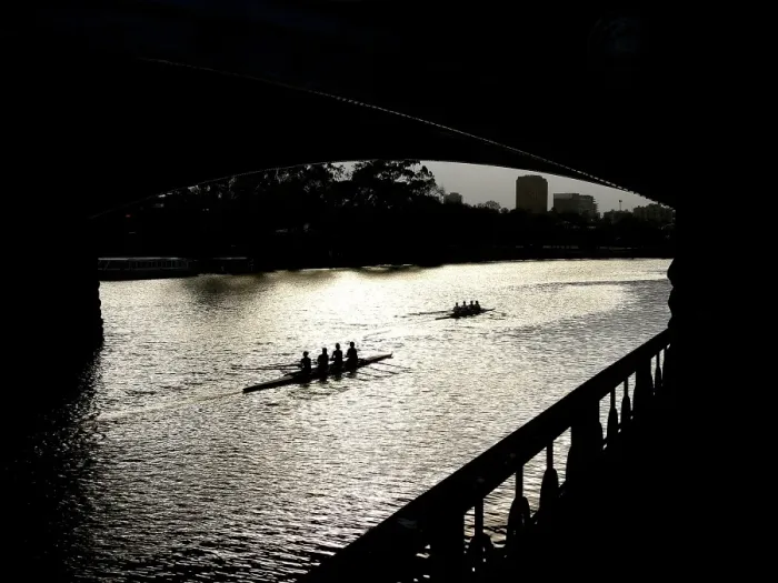 Framed Print : Silhouette, Victoria, Melbourne, Yarra River Framed Print : Silhouette, Victoria, Melbourne, Yarra River
