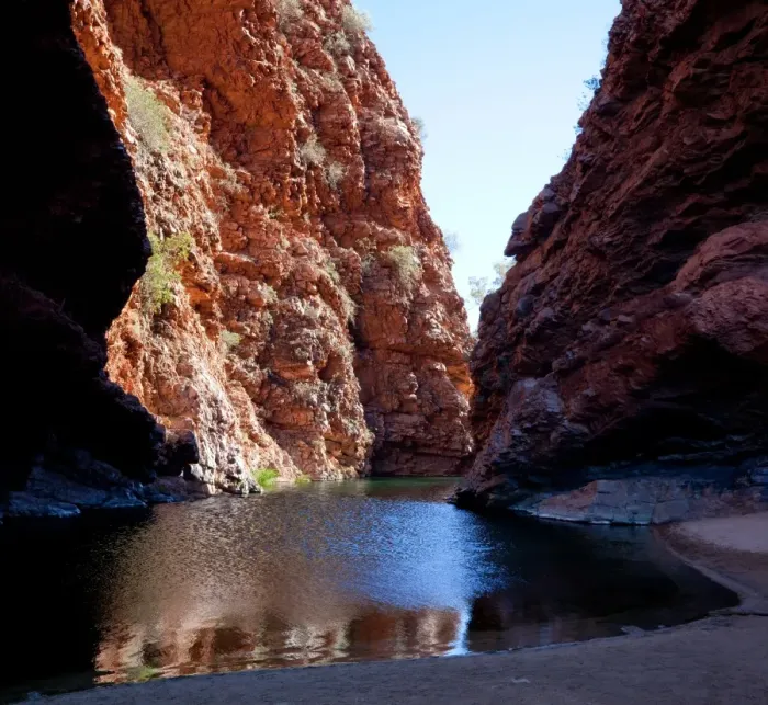 Framed Print : Simpsons Gap Waterhole Framed Print : Simpsons Gap Waterhole