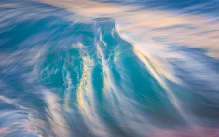 Framed Print : A single slow shutter photograph of a wave Framed Print : A single slow shutter photograph of a wave