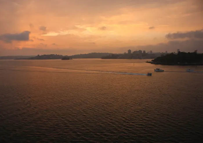 Framed Print : Skies in Sydney turned orange when the bushfires were happening in the summer of 2020 Framed Print : Skies in Sydney turned orange when the bushfires were happening in the summer of 2020