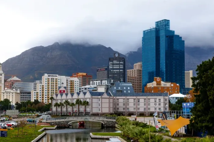Framed Print : Skyline of De Waterkant, Cape Town, South Africa