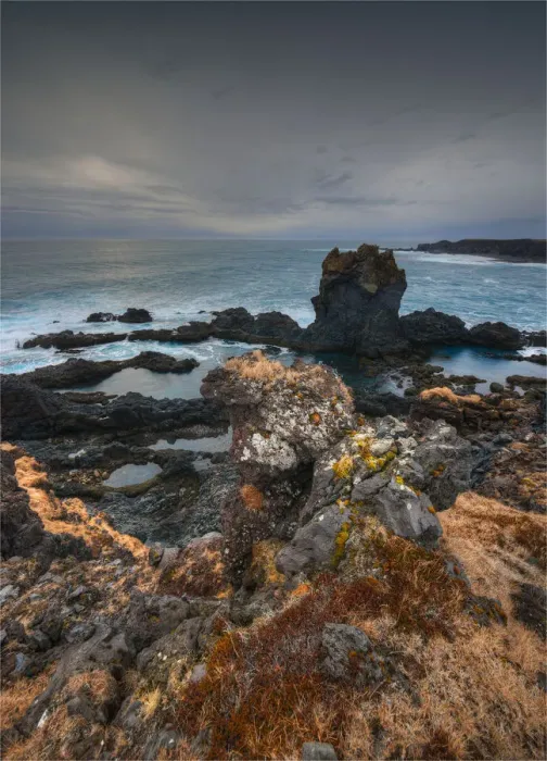 Framed Print : Snaefellsjokull coastline Framed Print : Snaefellsjokull coastline