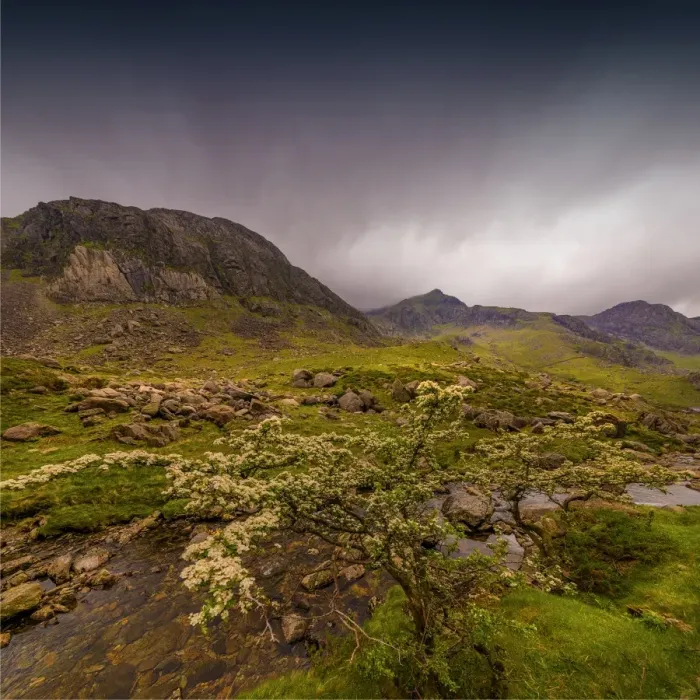 Framed Print : Snowdonia National park, northern Wales, United Kingdom