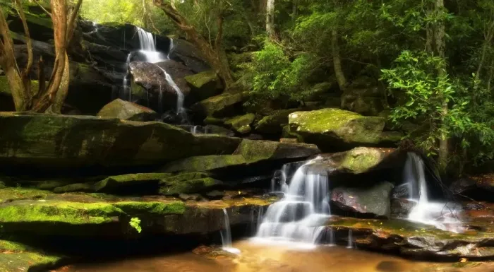 Framed Print : Somersby Falls