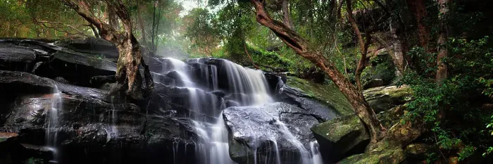 Framed Print : Somersby Falls
