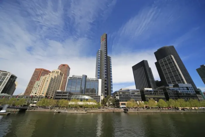 Framed Print : South Bank and Yarra river, Melbourne Framed Print : South Bank and Yarra river, Melbourne