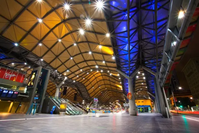 Framed Print : Southern Cross Station at Night, Melbourne