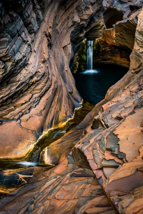 Framed Print : Spa Pool at Karijini National Park