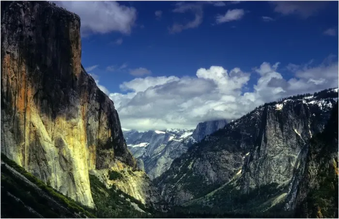 Framed Print : Spring-time in the Yosemite National Park, California, Western United States of America