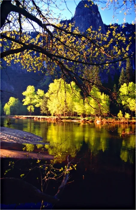 Framed Print : Spring-time in the Yosemite National Park, California, southern United States of America